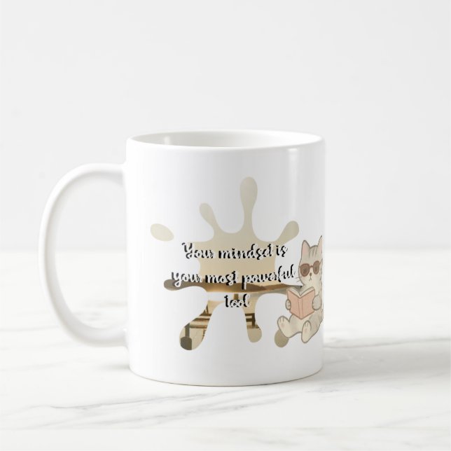 Taza De Café Tu mentalidad es tu herramienta más poderosa (Izquierda)