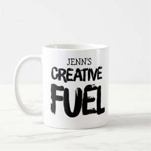 Taza De Café Tu nombre creativo de café de combustible