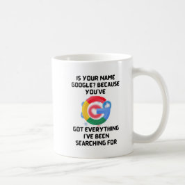 Taza De Café "¿Tu nombre es Google? Mug gracioso para alguien e