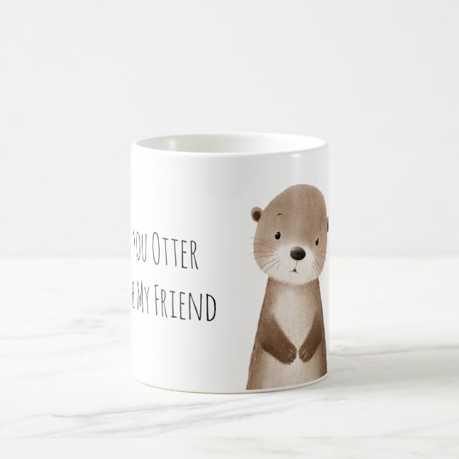 Taza De Café Tú Nutria Ser Mi Amigo Animal (Centro)