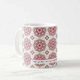 Taza De Café Tu opinión no es mi realidad | modelo de ROSA