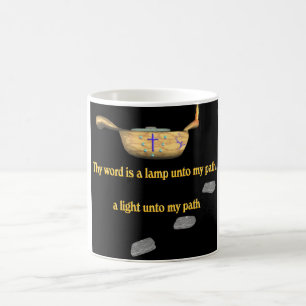 Taza De Café Tu palabra es un salmo de tarjeta de luz 119
