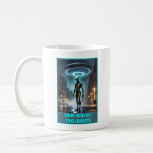 Taza De Café Tu taxi galaxia espera