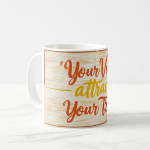 Taza De Café Tu Vibra Atrae a Tu Tribu 4
