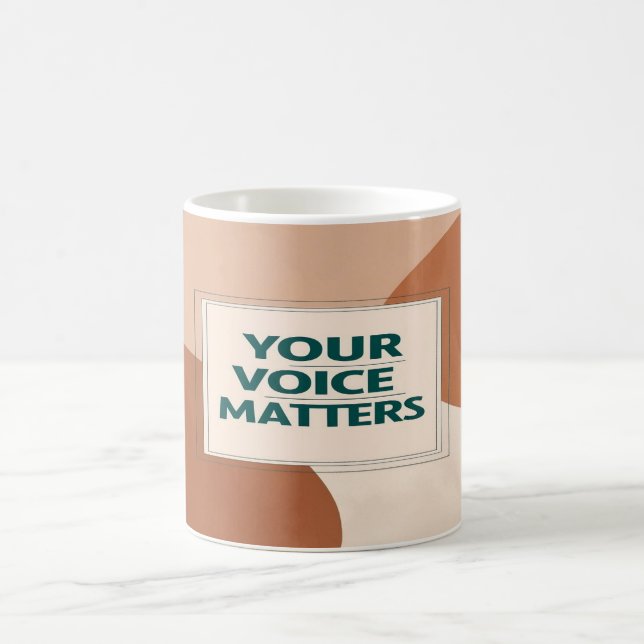 Taza De Café Tu Voz Importa opción 3 (Centro)