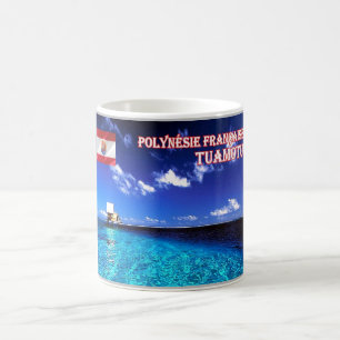Taza De Café Tuamotu - Polinesia Francesa - Panorama -