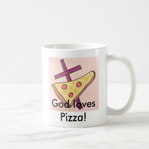 Taza De Café TubeDorks-Religiously Pizza-Mug.