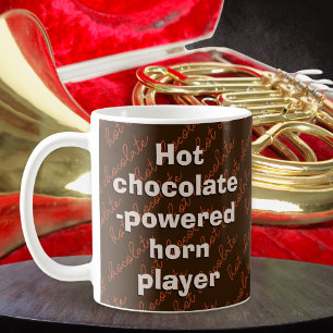 Taza De Café Tubo de lengüeta alimentado con chocolate caliente