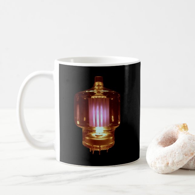 Taza De Café Tubo de vacío del transmisor brillante (Con donut)