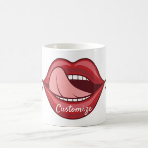 Taza De Café Tubos rojos abiertos de boca Thunder_Cove