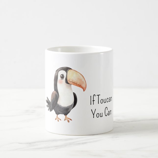 Taza De Café Tucán negro   (Centro)