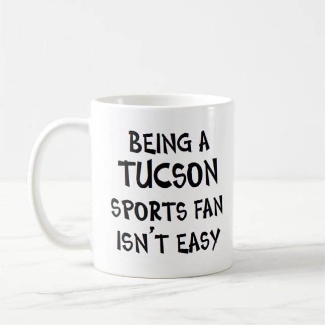 Taza De Café tucson sports fan, being (Izquierda)