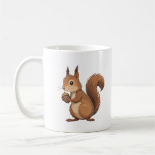 Taza De Café Tuerca de la ardilla para comer