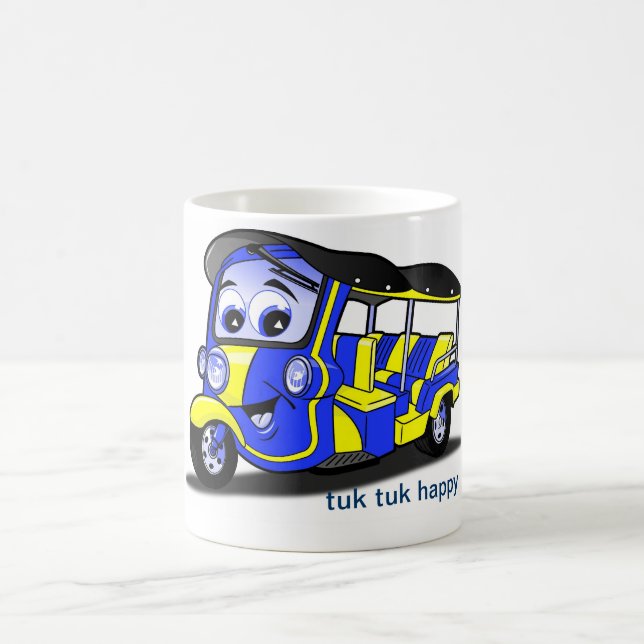 Taza De Café tuk del tuk feliz (Centro)