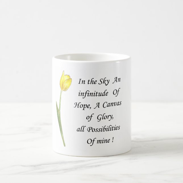 Taza De Café Tulip amarillo (Centro)