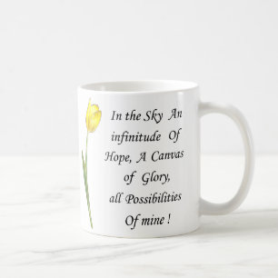 Taza De Café Tulip amarillo