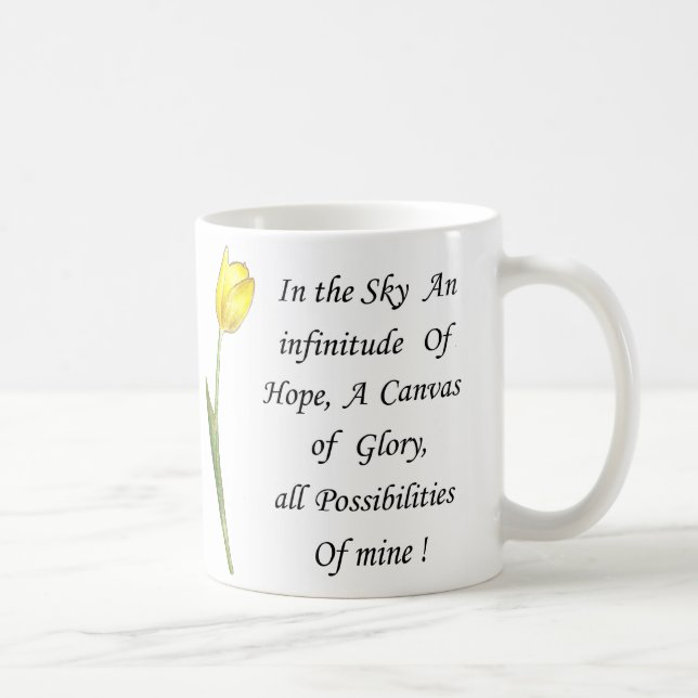 Taza De Café Tulip amarillo (Derecha)