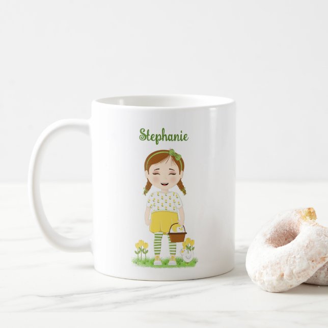 Taza De Café Tulip Birthday (Con donut)