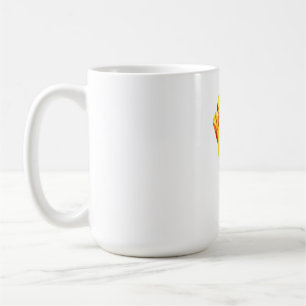 Taza De Café Tulipán amarillo y rojo