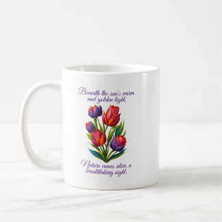 Taza De Café Tulipán con poema - Mug