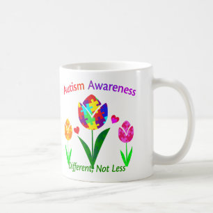 Taza De Café Tulipán de sensibilización sobre el autismo