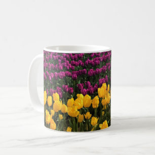 Taza De Café Tulipán morado y amarillo, Oregón