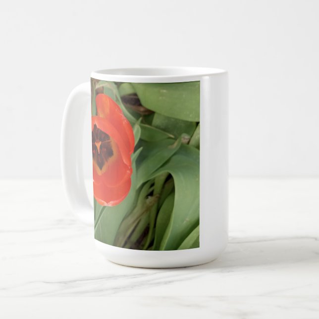 Taza de café Tulipán Rojo (Anverso izquierdo)