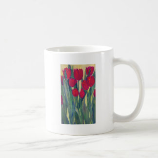 Taza De Café tulipán rojo