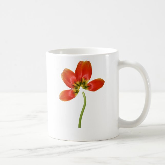 Taza De Café Tulipán rojo cambiado (Derecha)