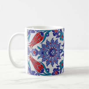 Taza De Café Tulipán turco Arabesco oriental Floral Arte visual