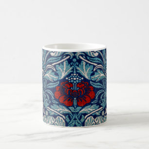 Taza De Café Tulipán y Rosa, William Morris