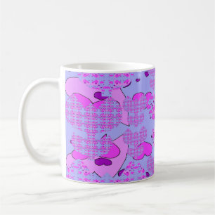 Taza De Café Tulipanes de Corazones