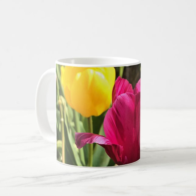 Taza De Café Tulipanes de primavera, Oregón (Anverso izquierdo)