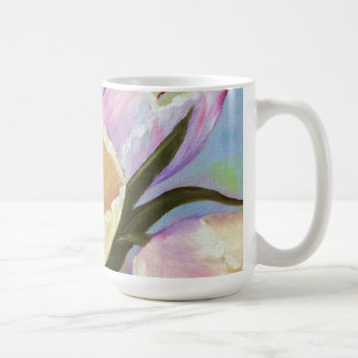 Taza De Café Tulipanes en el pote I