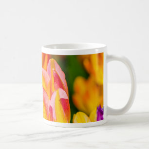 Taza De Café Tulipanes Encantadores