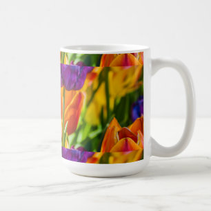 Taza De Café Tulipanes Encantadores 01