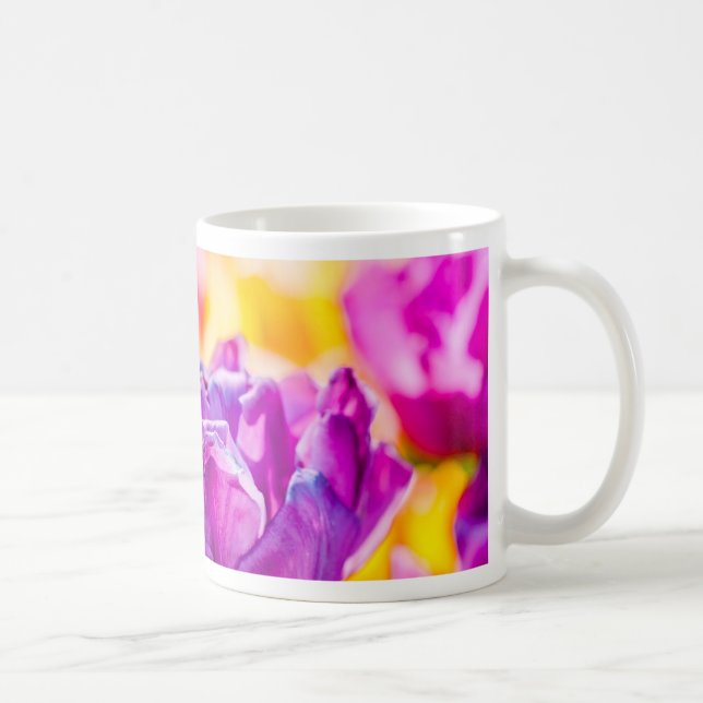 Taza De Café Tulipanes Encantadores 06 (Derecha)