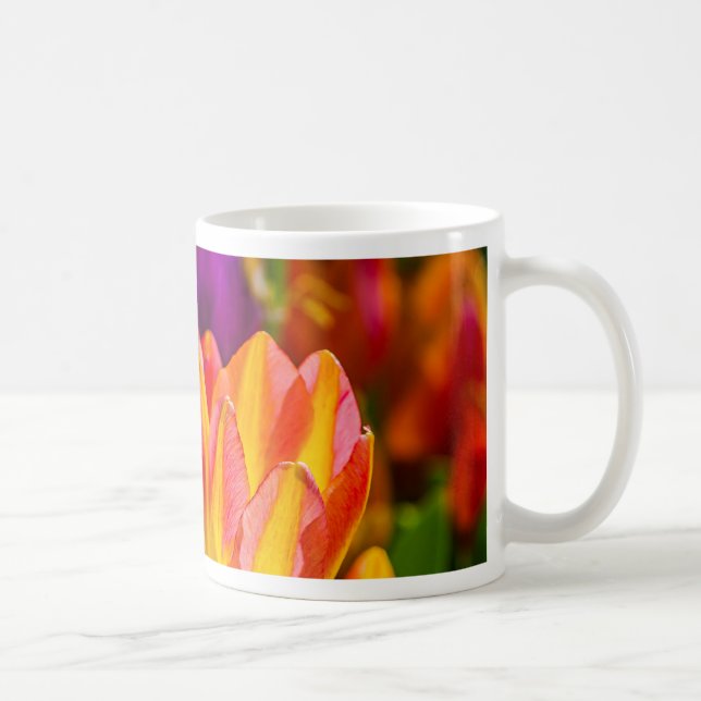 Taza De Café Tulipanes encantadores 16 (Derecha)