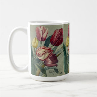 Taza de café Tulipanes por Jaqueline Cheron Bayard