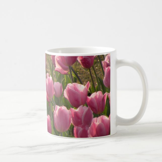 Taza De Café Tulipano rosa (Derecha)