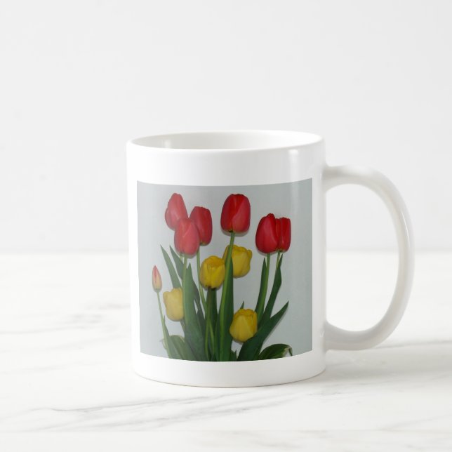 Taza De Café Tulipanos (Derecha)