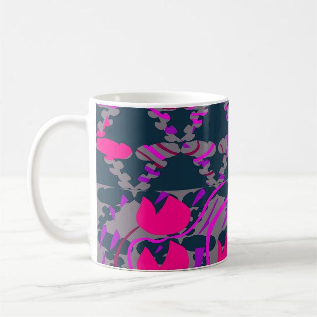 Taza De Café Tulipbulbos Rosas (Izquierda)