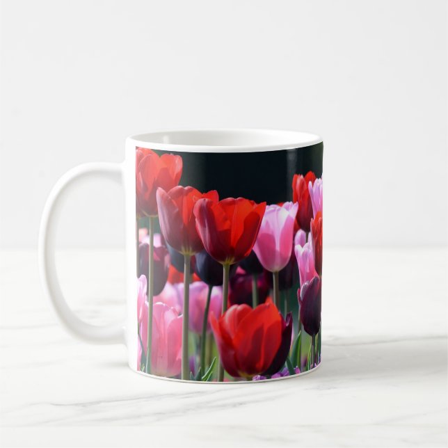 Taza De Café Tulips Photo Mug (Izquierda)