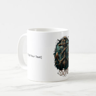 Taza De Café Tumba Oceánica Kraken Ancla Fantasía Oscura