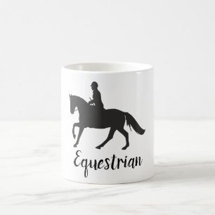 Taza De Café Tumbler de vino térmico de diseño ecuestre