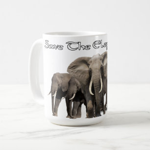 Taza De Café Tumblor elefante africano