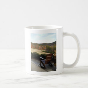 Taza De Café Tumbona con vistas al campo de golf
