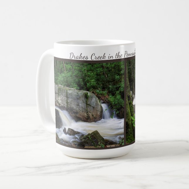 Taza De Café Tumor de agua en la crema de drenaje (Anverso izquierdo)