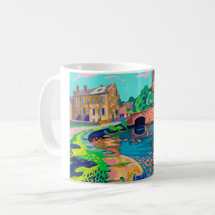 Taza De Café Túnel de Tuel Lane del Canal de Sowerby Bridge