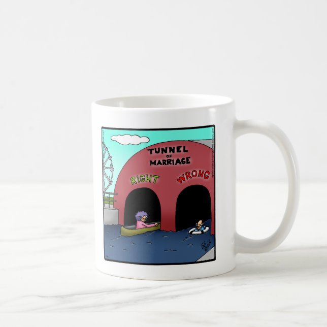 Taza De Café Túnel gracioso de Marriage Mug Gift (Derecha)